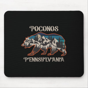 Beer Mountains Poconos Pennsylvania Pa Vintage jar Muismat