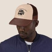 Beer Mountains Wilderness Camping Hiking Adventure Trucker Pet (In situ)