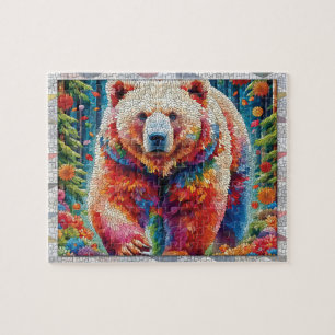 Beer Mozaïek, Wilde Dieren, Tegels, Cadeau, Legpuzzel