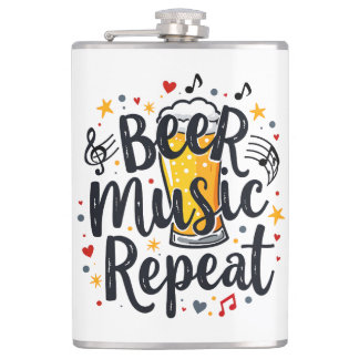Beer Music Repeat Heupfles