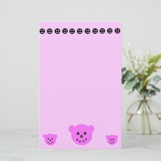 Beer N Button briefpapier (Staand voorkant)