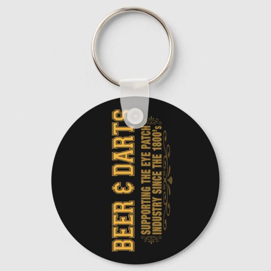 Beer N Darts Sleutelhanger (Voorkant)