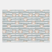 Beer naadloos Patroonachtergrond Baby shower Inpakpapier Vel (Voorkant)