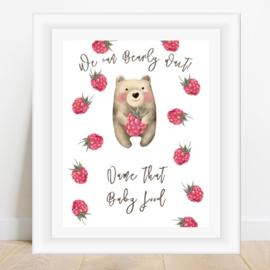 Beer - Naam die babyvoeding Poster