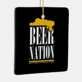 Beer Nation Keramisch Ornament (Rechts)