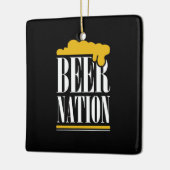 Beer Nation Keramisch Ornament (Links)