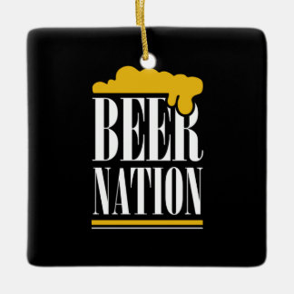 Beer Nation Keramisch Ornament