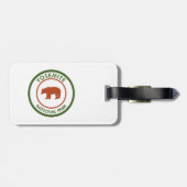 Beer Nationaal Park Yosemite Bagagelabel (Achterkant horizontaal)