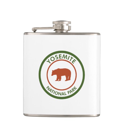 Beer Nationaal Park Yosemite Heupfles (Voorkant)