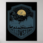 Beer Natuur Yellowstone National Park Poster (Voorkant)