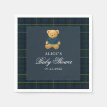 Beer Navy blauw Baby shower