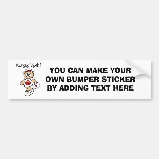 Beer Neurses Rock T-shirts en Gifts Bumpersticker (Voorkant)