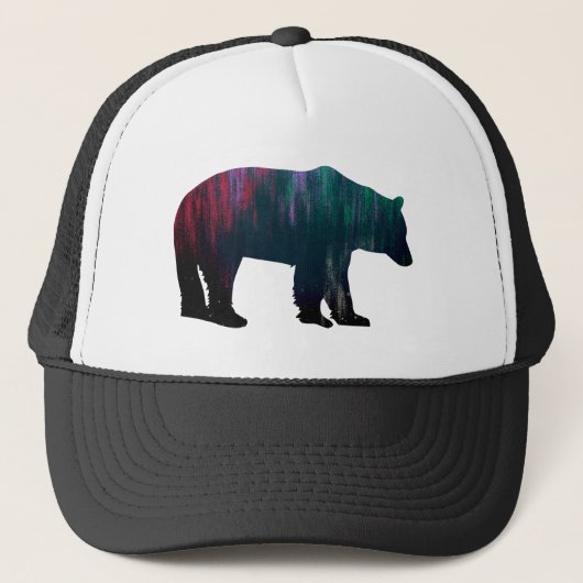 Beer Noordelijke Lichten Trucker Pet (Voorkant)