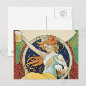 Beer Nouveau Briefkaart (Voorkant / Achterkant)