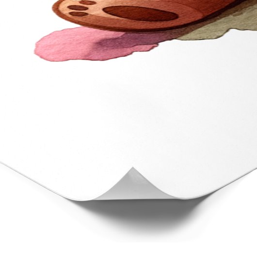 Beer Nursery Kunst Poster (Hoek)