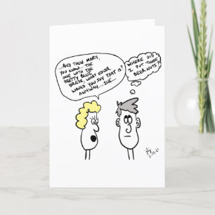 Beer Nuts jubileumkaart Bedankkaart