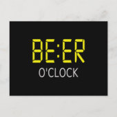 Beer-o-klok Briefkaart (Voorkant)