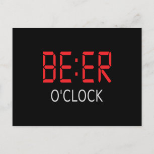 Beer-o-klok Briefkaart