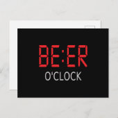 Beer-o-klok Briefkaart (Voorkant / Achterkant)