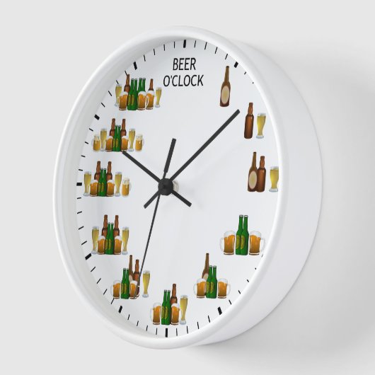 Beer O-klok Funny Beer Lovers Clock (Hoek)