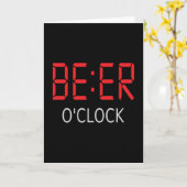 Beer-o-klok Kaart (Gele Bloem)