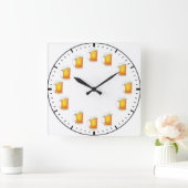 Beer-O-klok Vierkante Klok (Huis)