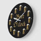 Beer O-klok wandklok (Hoek)