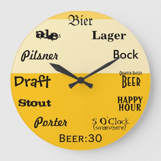 Beer O'Clock Grote Klok (Voorkant)