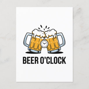 Beer O'Clock - Tijd om te vieren met een koude Briefkaart