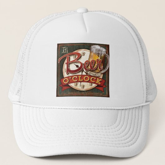 "Beer O'Clock" Trucker Pet (Voorkant)