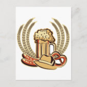 Beer Oktoberfest Graphic Briefkaart (Voorkant)