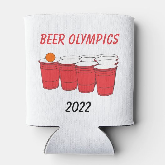 Beer Olympics Red Solo Cup Pong Koelbox Blikjeskoeler (Achterkant)