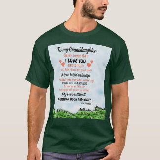 Beer oma naar kleindochter t-shirt