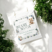 Beer onderweg Floral Sage Green Neutral Shower Bedankzakje