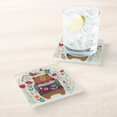 Beer Onderzetter Glazen Onderzetter (Schuin)