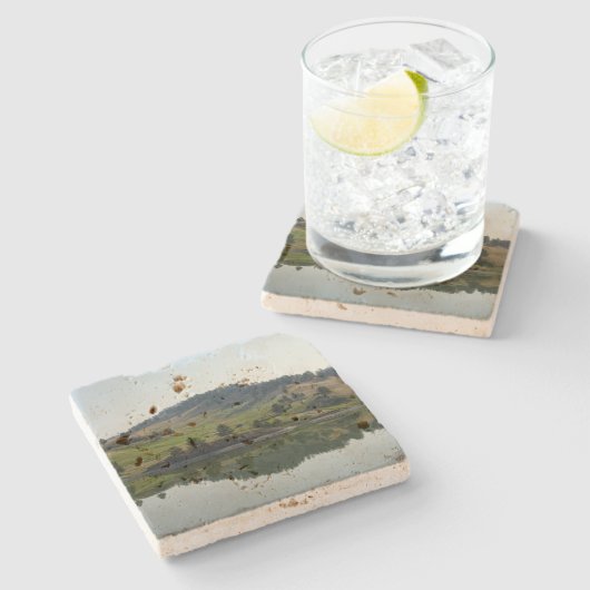 Beer Onderzetter van het meer van het meer van Paw (Zijkant)