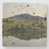 Beer Onderzetter van het meer van het meer van Paw (Voorkant)