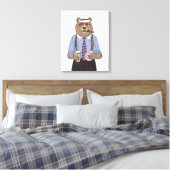 Beer ontbijt canvas afdruk (Insitu (Slaapkamer))