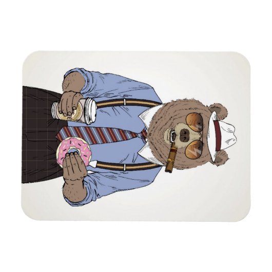 Beer ontbijt magneet (Horizontaal)