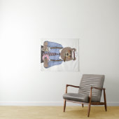 Beer ontbijt wandkleed (In Situ (horizontaal))