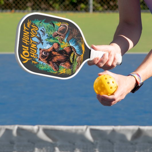 Beer Ontmoeting in de Bossen Grappig Beer Jacht Pickleball Paddle (Insitu)