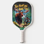 Beer Ontmoeting in de Bossen Grappig Beer Jacht Pickleball Paddle (Achterkant)