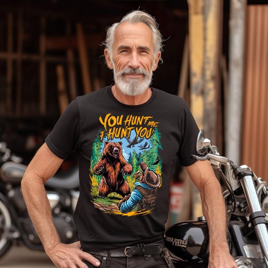 Beer Ontmoeting in de Bossen Grappig Beer Jacht T-shirt