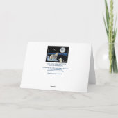 Beer Ontwerp voor Dier en Wildlife-Supporters Bedankkaart (Achterkant)