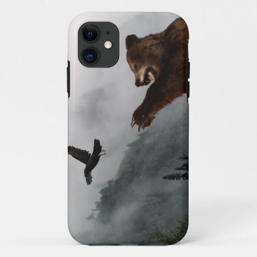 Beer Ontwerp voor Dier en Wildlife-Supporters Case-Mate iPhone Case (Achterkant)