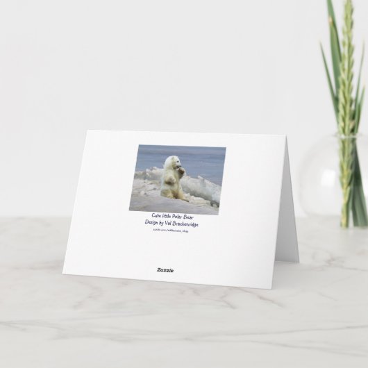 Beer Ontwerp voor Dier en Wildlife-Supporters Kaart (Achterkant)