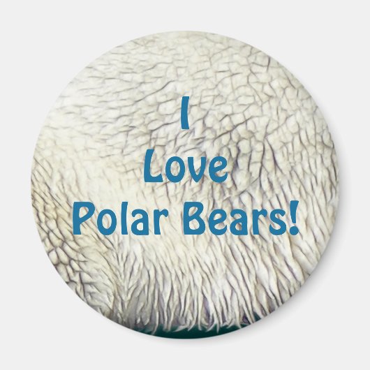 Beer Ontwerp voor Dier en Wildlife-Supporters Magneet (Voorkant)