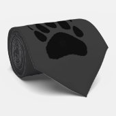 Beer Ontwerp voor Dier en Wildlife-Supporters Stropdas (Opgerold)