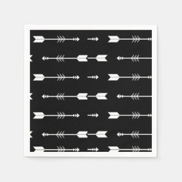 Beer Onze Grootste Avontuur Zwart-wit pijl Servet