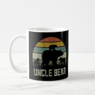 Beer oom Three Cub Kinder Father Day Uncles Koffiemok